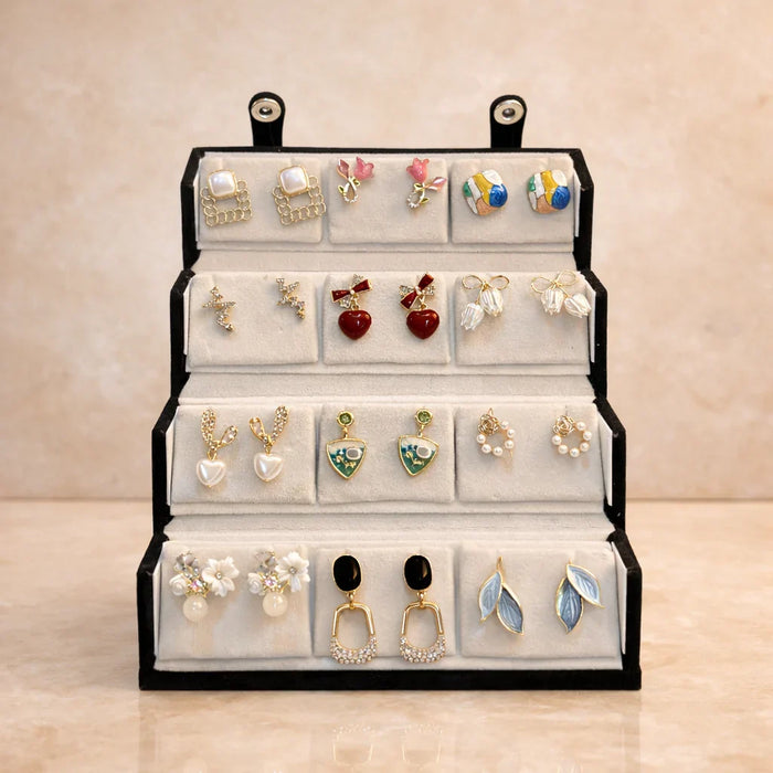 12 Korean Earrings With Premium Box