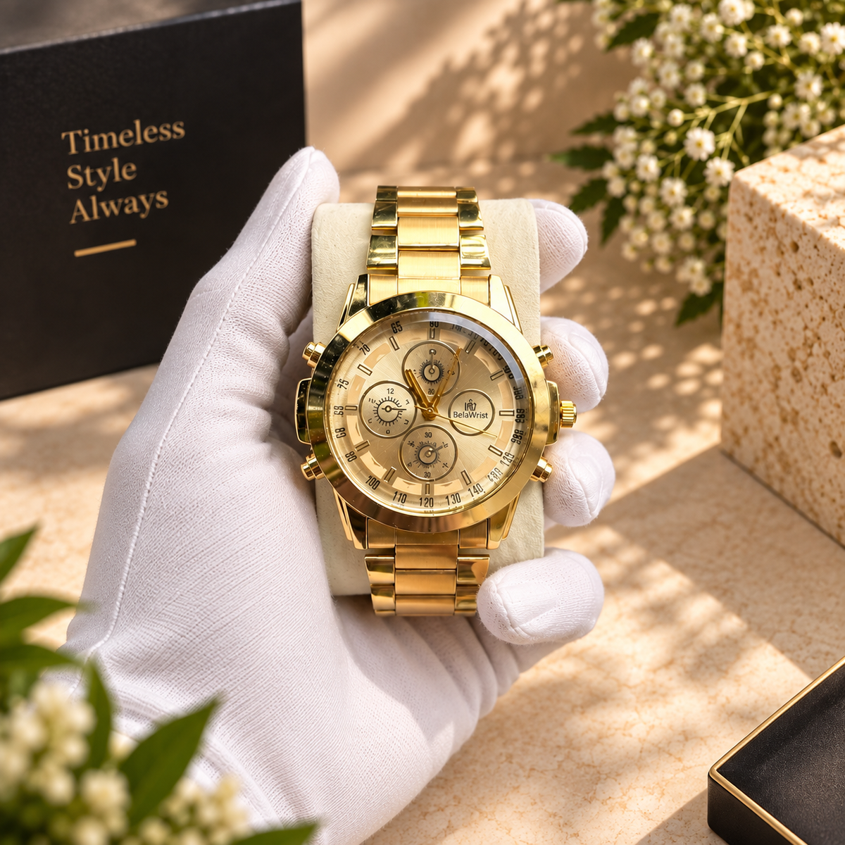 Premium 12 Men's Watches Set with Luxury Box