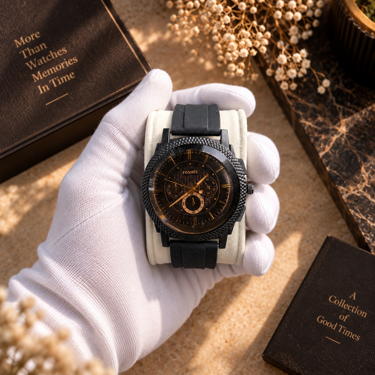 Premium 12 Men's Watches Set with Luxury Box