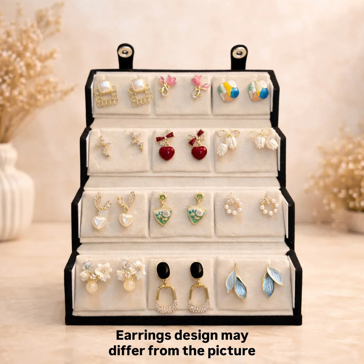 12 Korean  Earrings With Premium Box